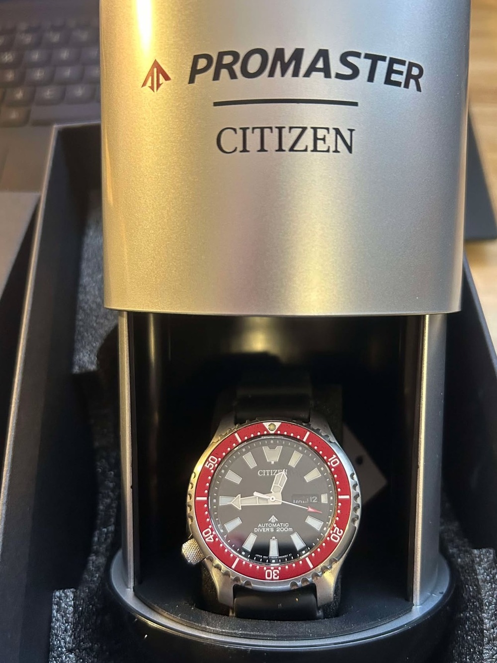 Citizen Promaster Fugu 21J Automatic Wristwatch 8204 Steel NY0156-04E
